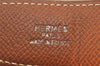 Authentic HERMES Constance Leather Belt Size 65cm 25.6" Black Brown Box 8435J