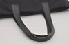 Authentic CHANEL New Travel Line Shoulder Tote Bag Nylon Leather Black 8438I