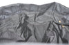 Authentic CHANEL New Travel Line Shoulder Tote Bag Nylon Leather Black 8438I