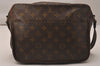 Authentic Louis Vuitton Monogram Nile Shoulder Cross Body Bag Old Model LV 8438J