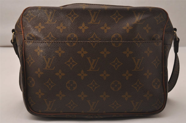 Authentic Louis Vuitton Monogram Nile Shoulder Cross Body Bag Old Model LV 8438J