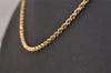 Authentic Christian Dior Gold Tone Chain Pendant Necklace CD 8439J