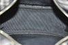 Authentic BURBERRY BLUE LABEL Check Shoulder Cross Bag Nylon Leather Black 8440I