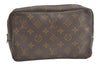 Auth Louis Vuitton Monogram Trousse Toilette 23 Clutch Hand Bag Old Model 8442J