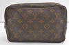 Auth Louis Vuitton Monogram Trousse Toilette 23 Clutch Hand Bag Old Model 8442J