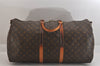Authentic Louis Vuitton Monogram Keepall Bandouliere 55 M41414 Boston Bag 8442M