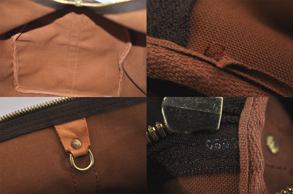 Authentic Louis Vuitton Monogram Keepall Bandouliere 55 M41414 Boston Bag 8442M