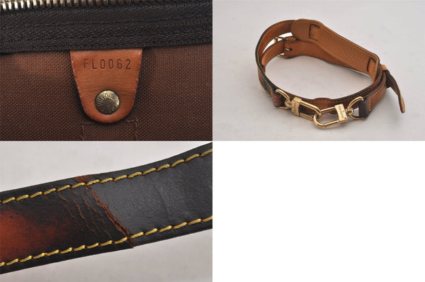 Authentic Louis Vuitton Monogram Keepall Bandouliere 55 M41414 Boston Bag 8442M