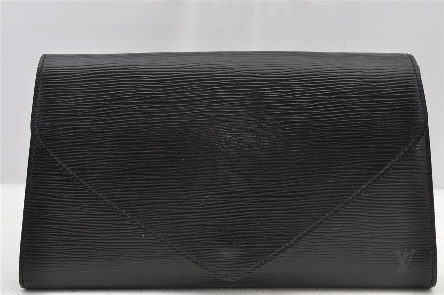 Authentic Louis Vuitton Epi Arts Deco Clutch Hand Bag Black M52632 LV 8443I