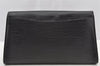 Authentic Louis Vuitton Epi Arts Deco Clutch Hand Bag Black M52632 LV 8443I