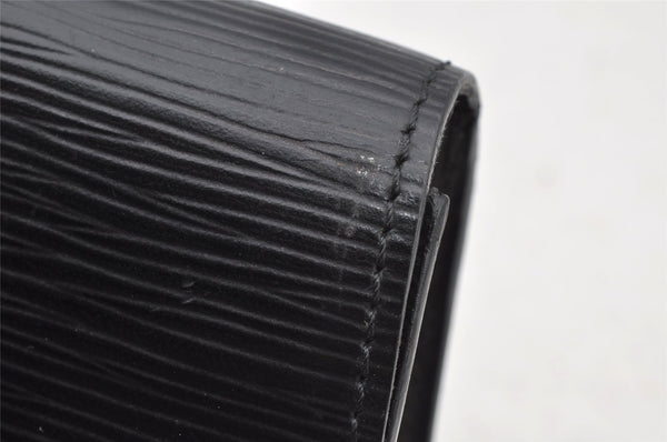 Authentic Louis Vuitton Epi Arts Deco Clutch Hand Bag Black M52632 LV 8443I