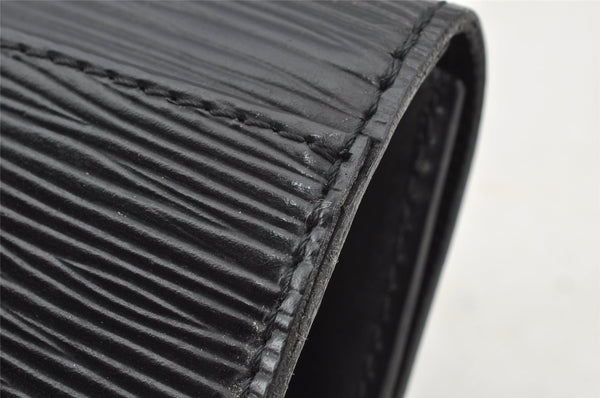 Authentic Louis Vuitton Epi Arts Deco Clutch Hand Bag Black M52632 LV 8443I