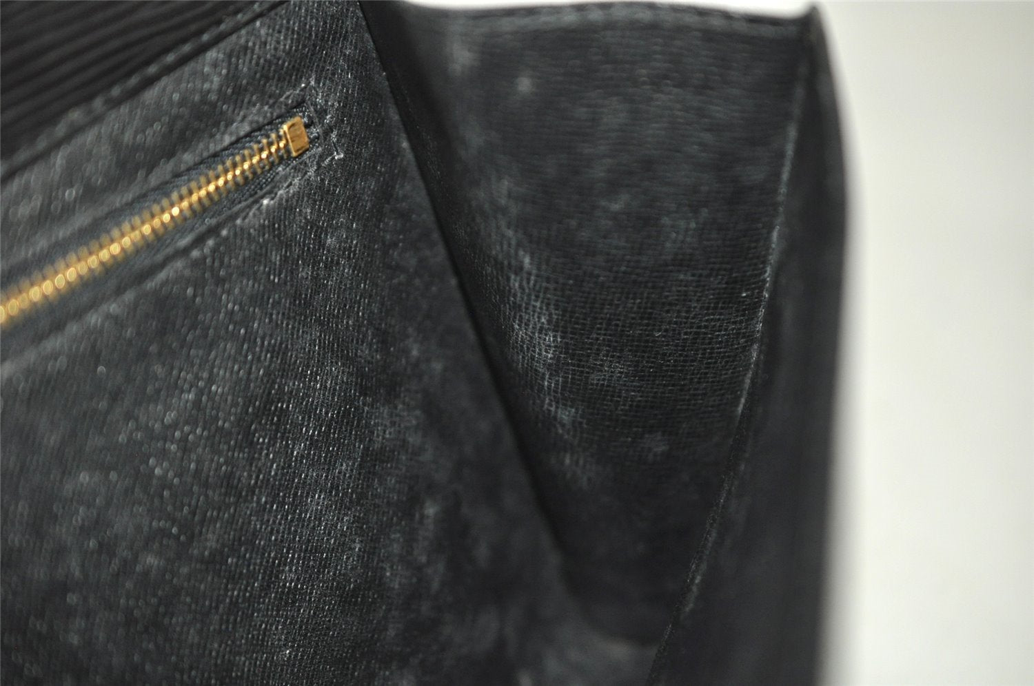 Authentic Louis Vuitton Epi Arts Deco Clutch Hand Bag Black M52632 LV 8443I