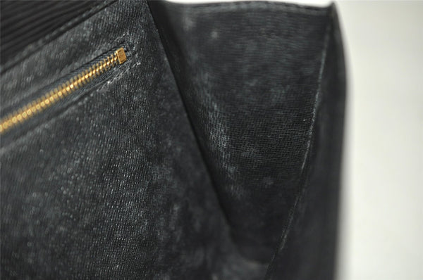 Authentic Louis Vuitton Epi Arts Deco Clutch Hand Bag Black M52632 LV 8443I