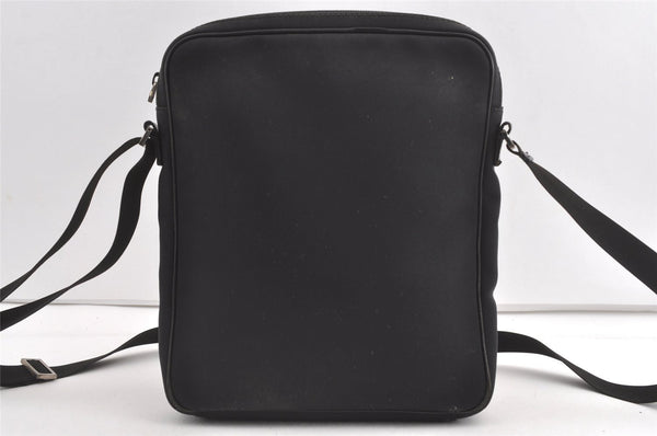 Authentic GUCCI Shoulder Cross Bag Purse Nylon Leather 92551 Black 8443J