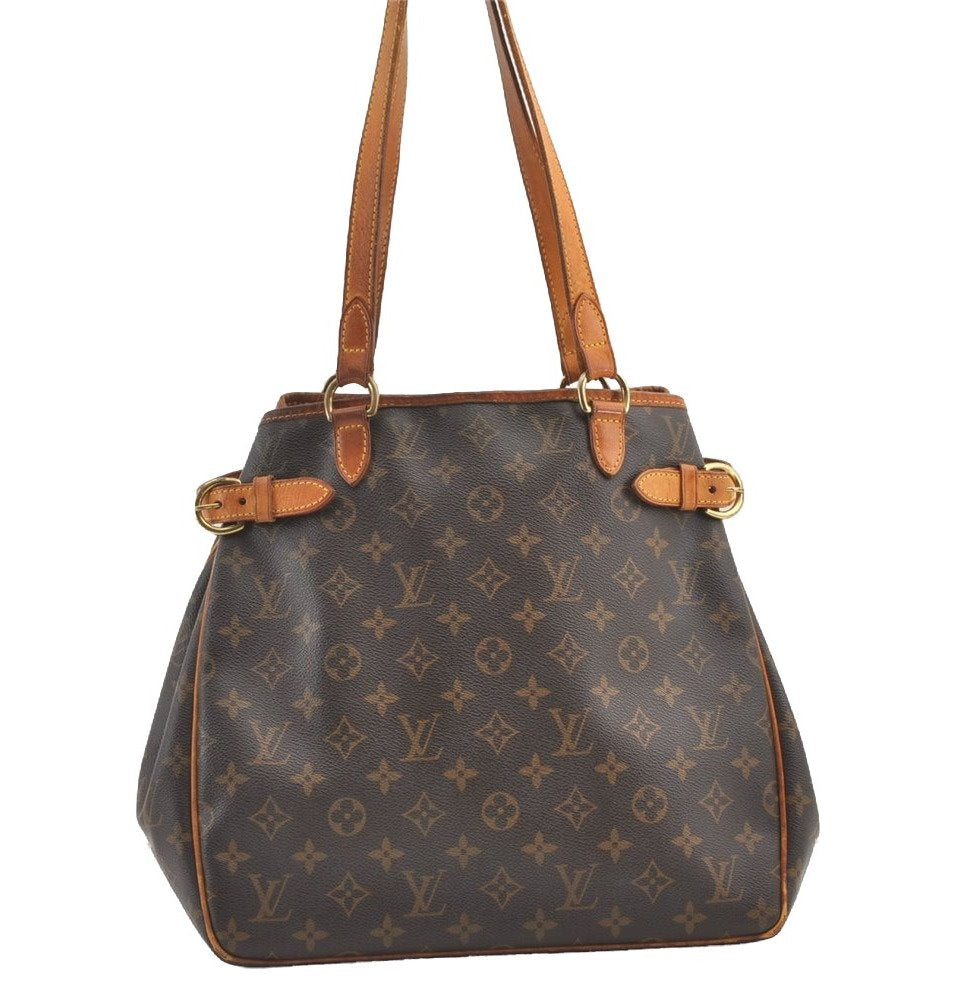 Authentic Louis Vuitton Monogram Batignolles Vertical Tote Bag M51153 LV 8444J