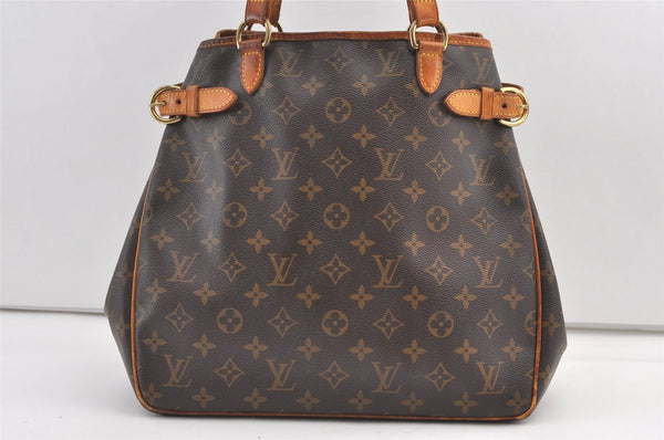 Authentic Louis Vuitton Monogram Batignolles Vertical Tote Bag M51153 LV 8444J