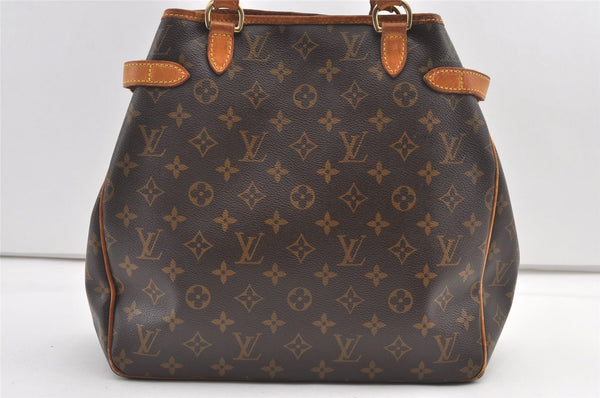 Authentic Louis Vuitton Monogram Batignolles Vertical Tote Bag M51153 LV 8444J