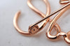 Authentic LOEWE Anagram Brooch Accessory Pink Gold  8445I