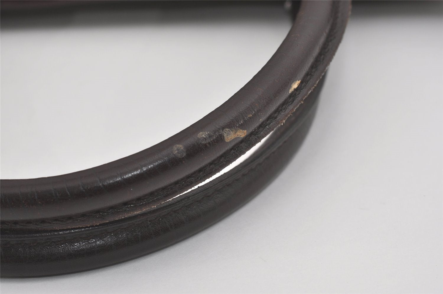 Authentic GUCCI Vintage Shoulder Tote Bag GG PVC Leather 114595 Brown 8446I