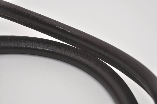 Authentic GUCCI Vintage Shoulder Tote Bag GG PVC Leather 114595 Brown 8446I