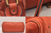 Authentic Chloe Vintage Paddington Leather Shoulder Hand Bag Orange 8446M