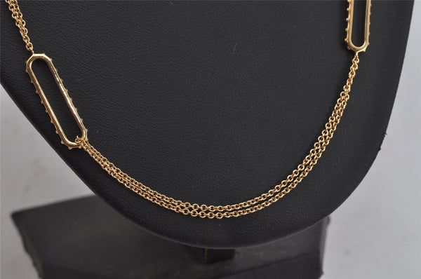 Authentic COACH Vintage Long Chain Pendant Necklace Gold 8447J