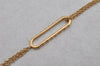 Authentic COACH Vintage Long Chain Pendant Necklace Gold 8447J