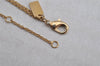 Authentic COACH Vintage Long Chain Pendant Necklace Gold 8447J