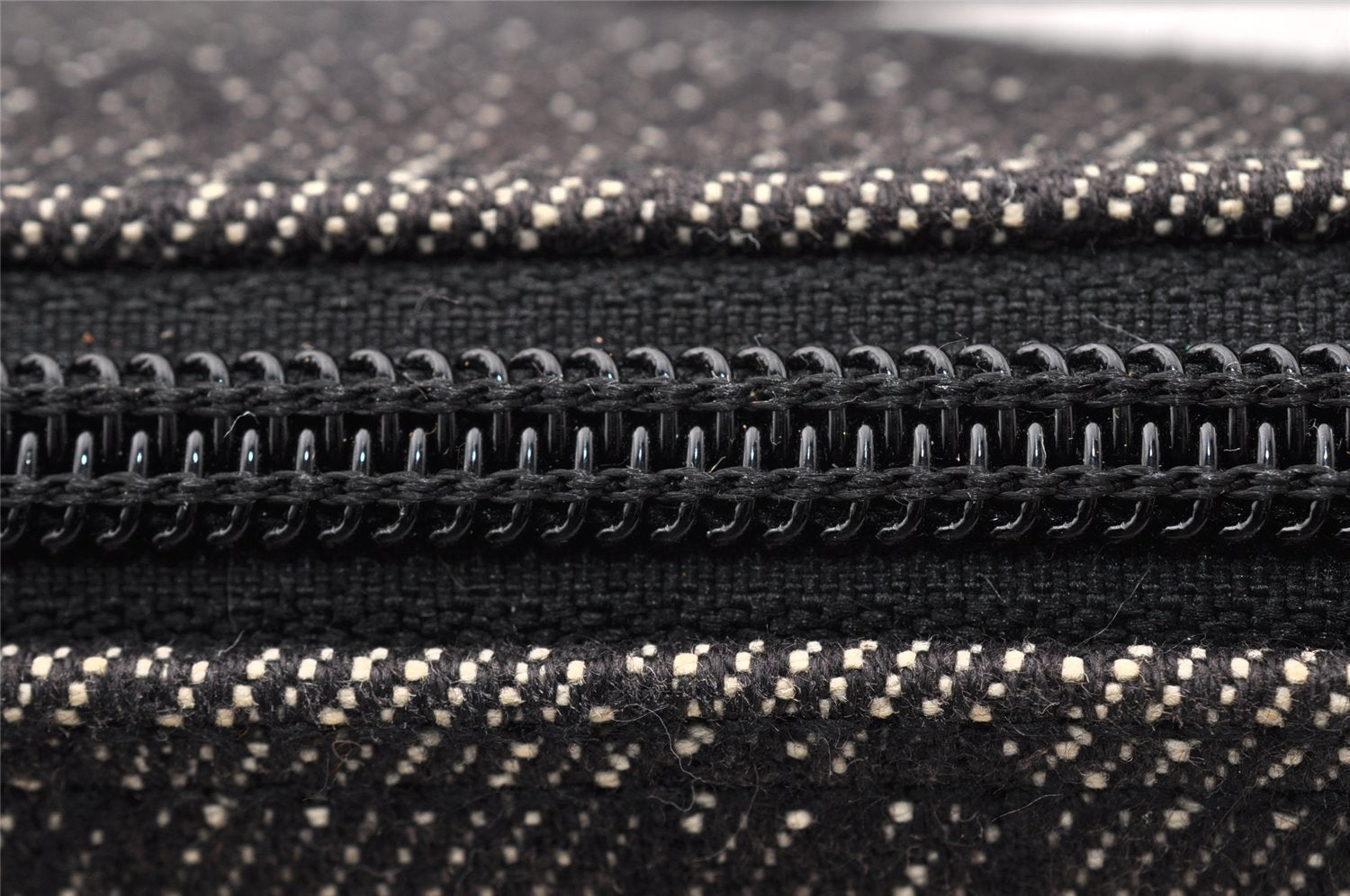 Authentic GUCCI Vintage Hand Bag Pouch Purse GG Canvas Leather 07198 Black 8449I