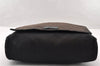 Authentic GUCCI Shoulder Cross Body Bag GG Canvas Leather 146236 Black 8451I