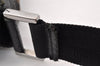 Authentic GUCCI Shoulder Cross Body Bag GG Canvas Leather 146236 Black 8451I