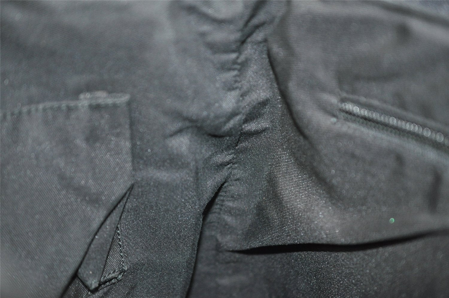 Authentic GUCCI Shoulder Cross Body Bag GG Canvas Leather 146236 Black 8451I