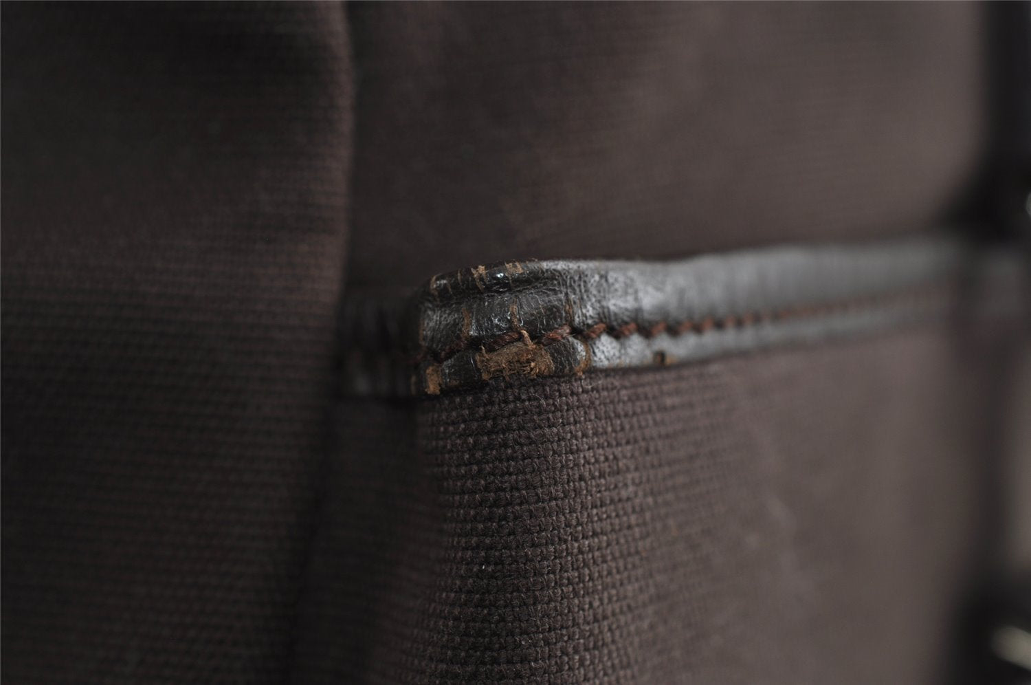 Authentic GUCCI Sherry Line Shoulder Tote Bag Canvas Leather 90472 Brown 8452I