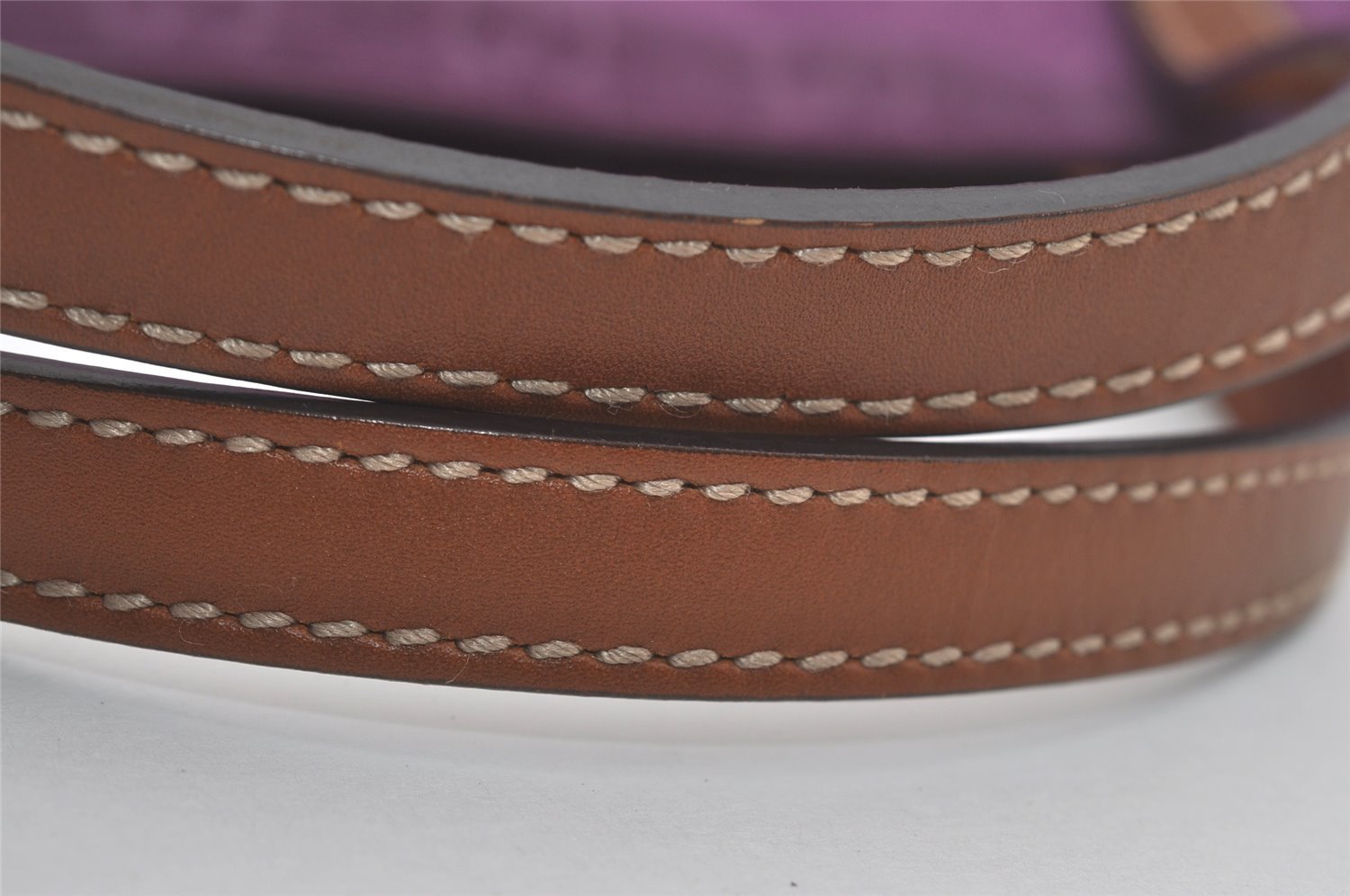 Authentic GUCCI Vintage Shoulder Tote Bag GG Nylon Leather 282439 Purple 8453I