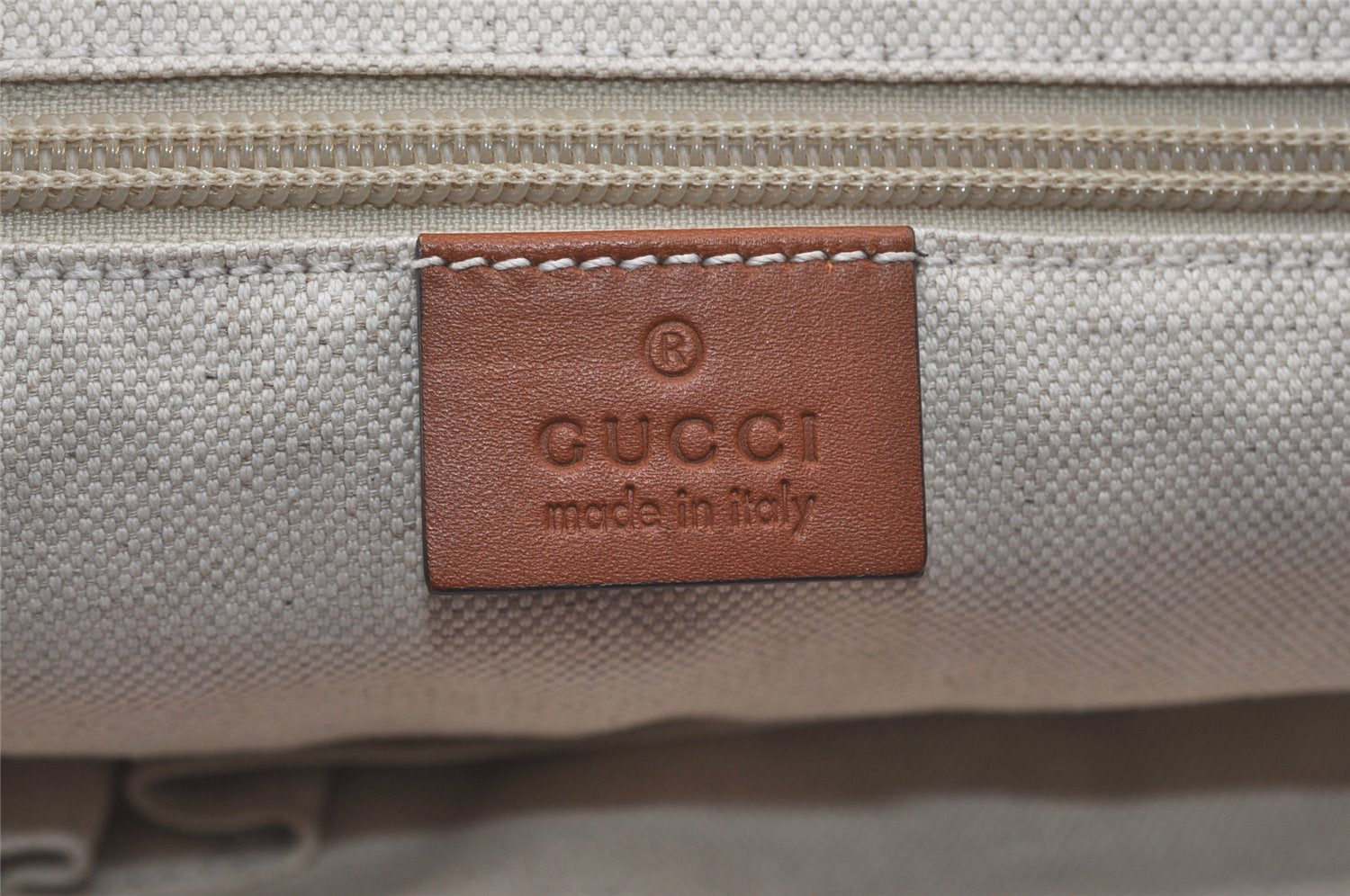 Authentic GUCCI Vintage Shoulder Tote Bag GG Nylon Leather 282439 Purple 8453I