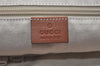Authentic GUCCI Vintage Shoulder Tote Bag GG Nylon Leather 282439 Purple 8453I