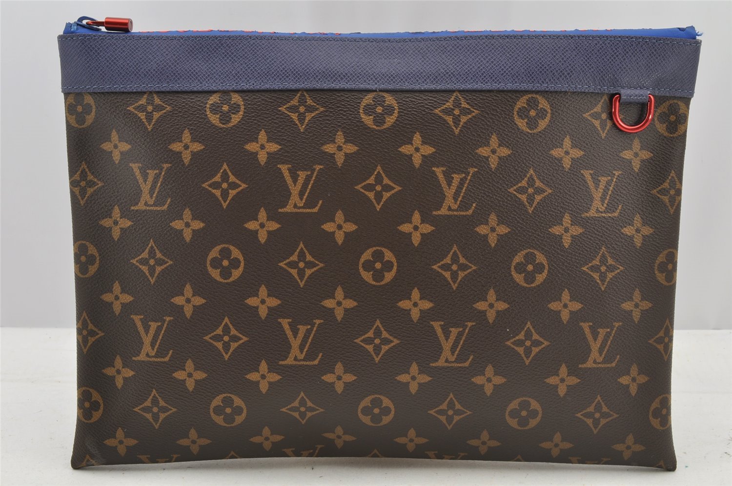 Authentic Louis Vuitton Monogram Pochette Apollo Clutch Hand Bag M63048 LV 8456I