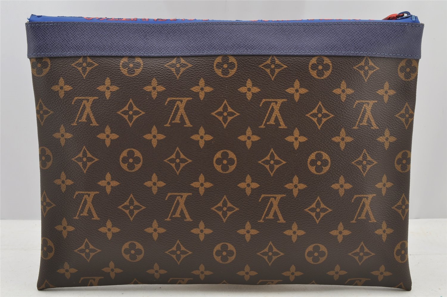 Authentic Louis Vuitton Monogram Pochette Apollo Clutch Hand Bag M63048 LV 8456I
