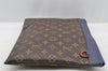 Authentic Louis Vuitton Monogram Pochette Apollo Clutch Hand Bag M63048 LV 8456I