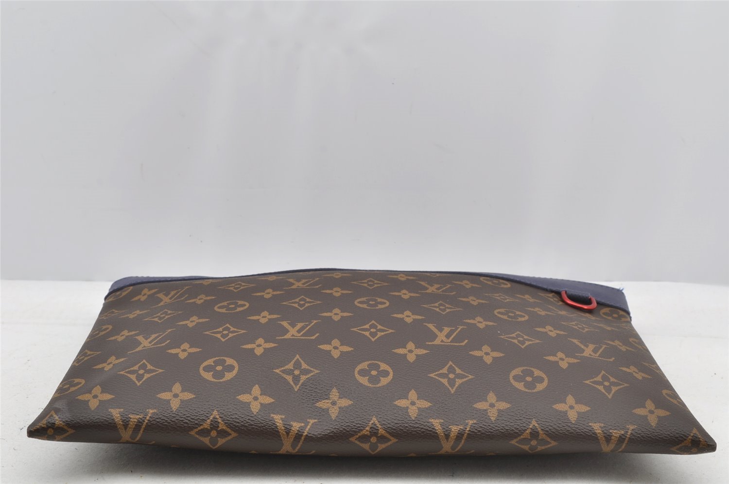 Authentic Louis Vuitton Monogram Pochette Apollo Clutch Hand Bag M63048 LV 8456I