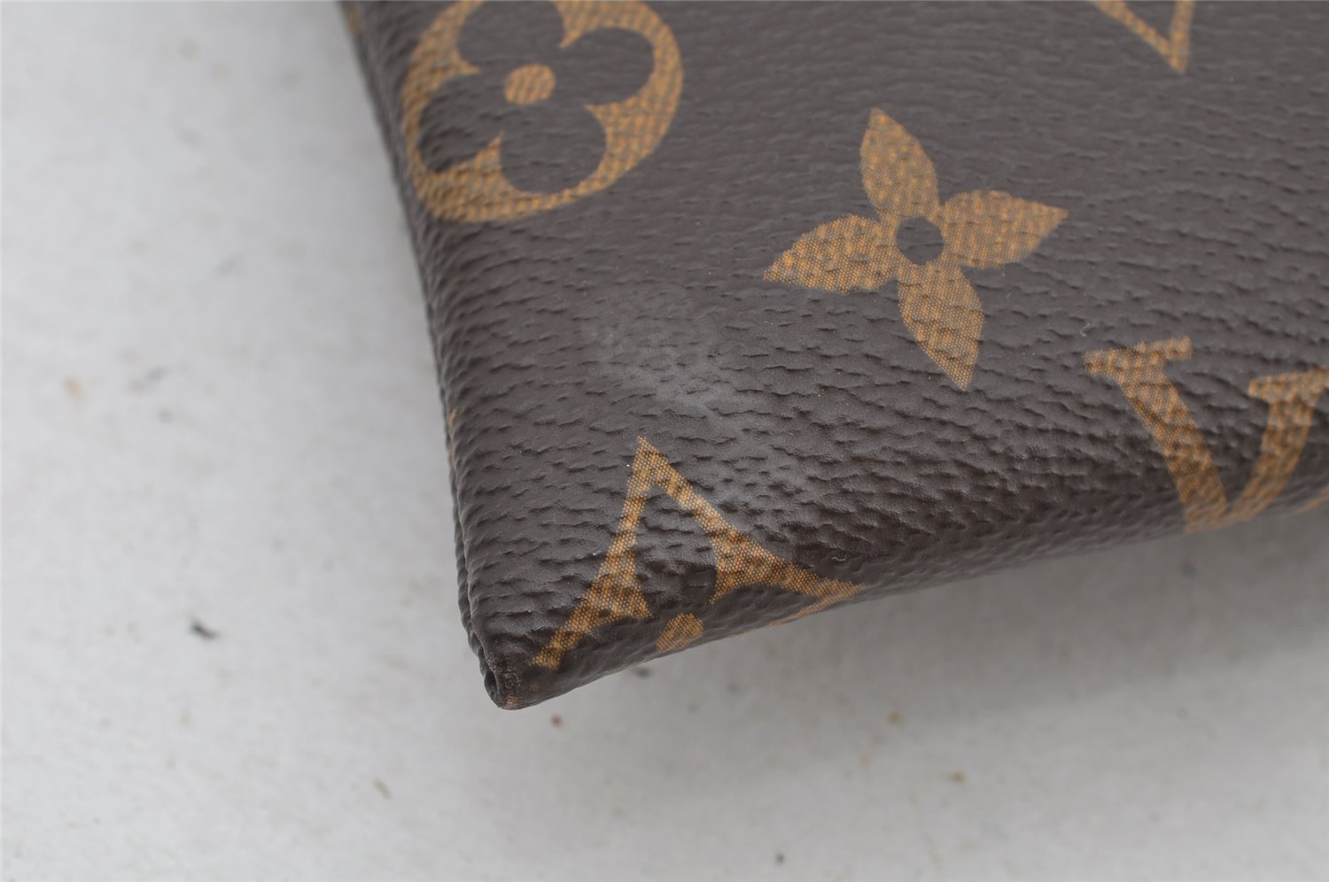 Authentic Louis Vuitton Monogram Pochette Apollo Clutch Hand Bag M63048 LV 8456I