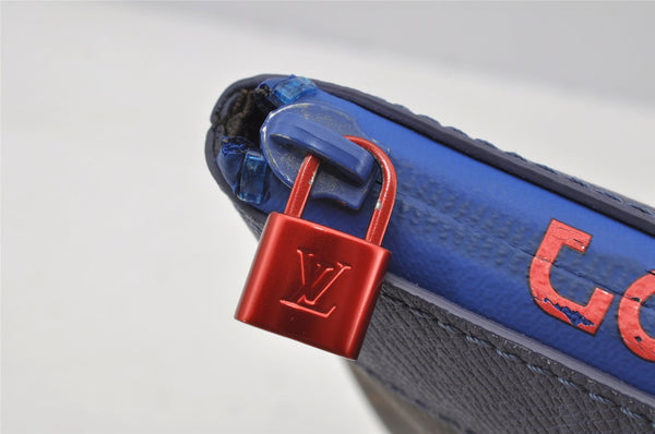 Authentic Louis Vuitton Monogram Pochette Apollo Clutch Hand Bag M63048 LV 8456I