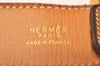 Authentic HERMES Leather Belt Reversible Size 70cm 27.6" Brown 8456J