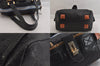 Authentic Chloe Vintage Audra Leather Hand Boston Bag Black 8456M