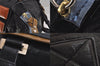 Authentic Chloe Vintage Audra Leather Hand Boston Bag Black 8456M