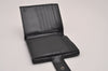 Authentic GUCCI GG Imprime Bifold Wallet Purse GG PVC Leather 212105 Black 8457I