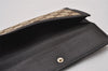 Authentic GUCCI Vintage Long Wallet Purse GG Canvas Leather 212113 Brown 8458I