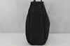 Authentic PRADA Vintage Nylon Tessuto Leather Shoulder Tote Bag Black 8458J