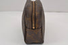 Auth Louis Vuitton Monogram Trousse Toilette 18 Clutch Hand Bag Old Model 8459J